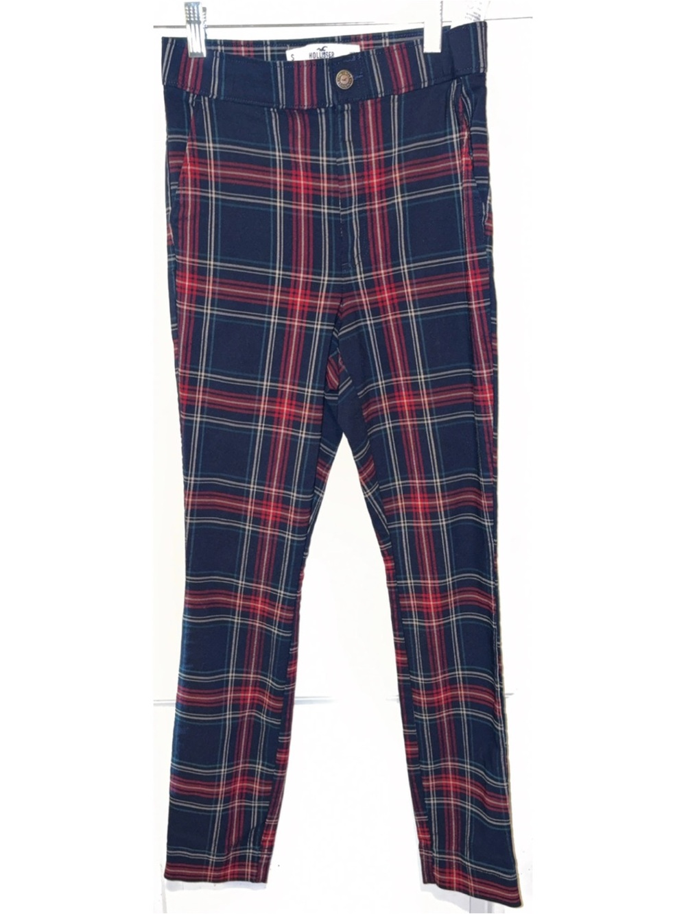 Hollister plaid pants size small